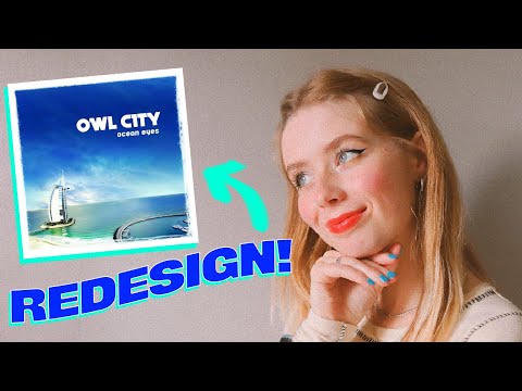 Redesigning Owl City's "Ocean Eyes" Album Cover