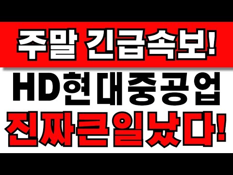 [HD현대중공업 주가전망] 주주님들 필수시청! 앞으로 이렇게 대응하세요