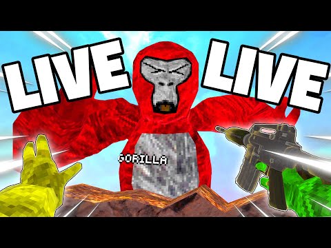 🔴IF YOU HAVE A BAN GUN, PLEASE BAN ME!🔴 GORILLA TAG CHRISTMAS LIVE!