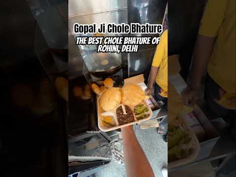 The Best Chole Bhature of Delhi | Gopal ki Chole Bhature just 120/- Daily Sale 2500 Plates #shorts