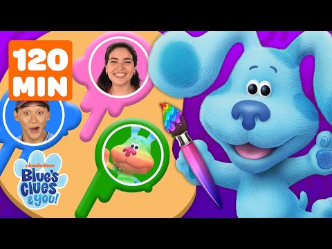 Guess the Missing Color Game #16 🎨 w/ Josh, Blue, & Rainbow Puppy | Blue's Clues & You!