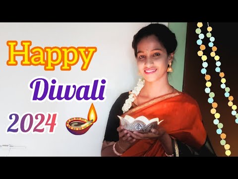 தமிலில்- Diwali 2024 Vlog 🪔Saree Shopping💥Diwali Decoration in Small Rental Space In Bangalore