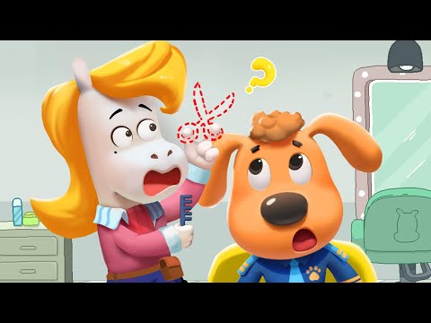 Where's My Golden Scissors | Sheriff Labrador Safety Tips | Kids Cartoons | BabyBus TV