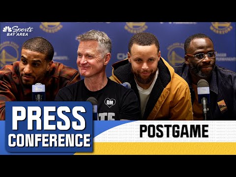 Steph Curry, Steve Kerr, Warriors break down 121-119 comeback win over Nets | NBC Sports Bay Area