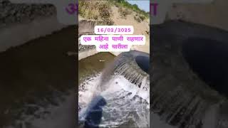 खेर्डा प्रकल्प फेब्रुवारी महिना पाणी सुरू #vairalvideo #प्रकल्प