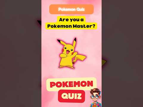 Who's That Pokémon? 🎮🔥 Fun Quiz for Fans! -- Level 1 -- #pokemon #quiz #trivia