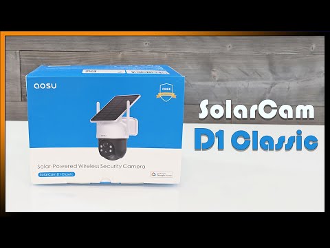 aosu D1 Classic 2K SolarCam Security Camera Unboxing & Review