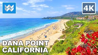 [4K] Salt Creek Beach in Dana Point in Orange County California USA - Scenic Summer Walking Tour