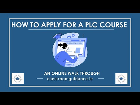 How do you apply for a PLC course?