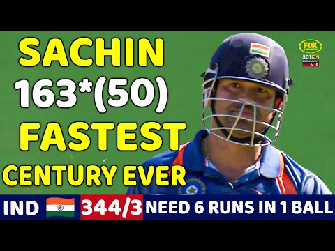 SACHIN TENDULKAR MASSIVE BATTING 163 RUNS | IND VS NZ 3RD ODI MATCH 2009 | SHOCKING BATTING EVER🔥😱