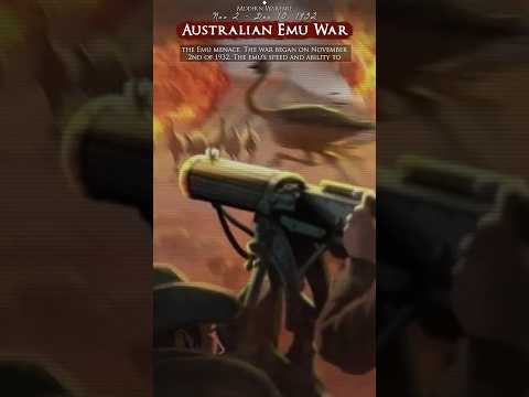 Australian Emu War #australia #shorts #fyp #fypシ゚ #militaryhistory #tactical #war #emu #history