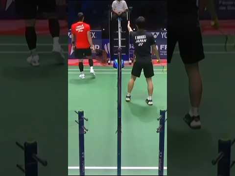 Jonathan Christie swiftly blocked in front of the net #shorts #shortvideo #sports #worldtour #bwf