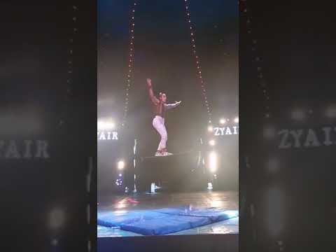 Slack Line Acrobatics Fun Jumping Circus Act Entertainment