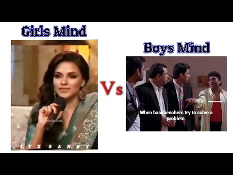 Girls Mind Vs Boys Mind !! Memes #viralmeme #mem