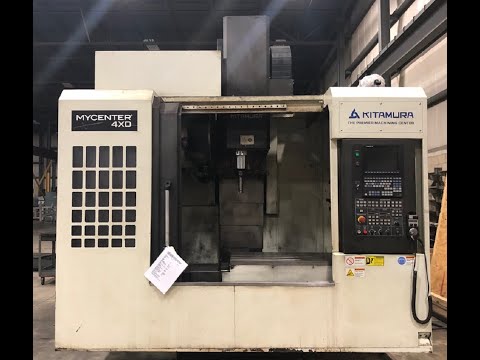 2015 KITAMURA MYCENTER-4XD VMC WITH 50 TAPER,  BOX WAYS & 4TH AXIS ROTARY TABLE, 43.3” X 24” X 24”