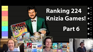 Ultimate Reiner Knizia Tier List, Part 6 — Ranking over 200 Knizia Board Games!