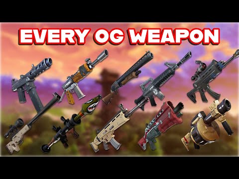 Ranking EVERY OG CHAPTER 1 SEASON 1 WEAPON In FORTNITE From WORST To BEST