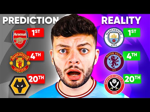 Reacting to My Premier League 23/24 Predictions...