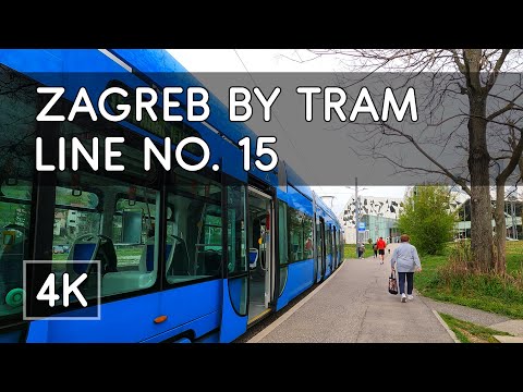 Zagreb Tram Rides - Tram Line No. 15: Mihaljevac - Gračansko Dolje | G. Dolje - Mihaljevac - 4K UHD