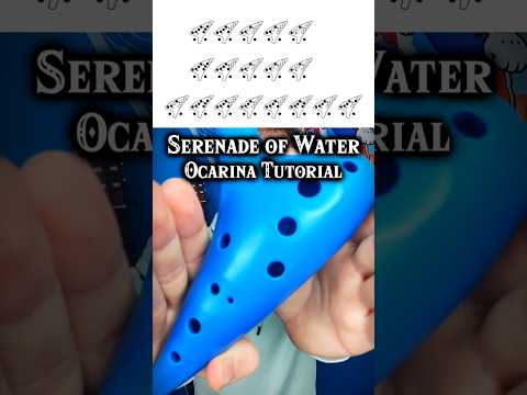 Serenade of Water 💧🎶 Ocarina Tutorial