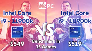 Intel Core i9-11900k VS Intel Core i9-10900k CPU Benchmark 60fps