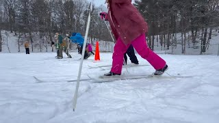 Grand Haven Elementary students ski into outdoor education