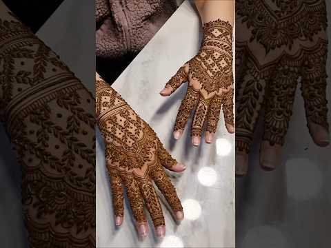 Bridal mehndi process ✨️ #bridalmehndi #bridalhenna #henna #mehndi