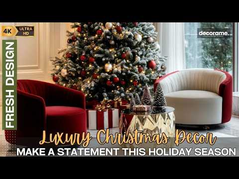 Make a Statement This Holiday Season: Luxury Christmas Decor with Bold & Elegant Touches