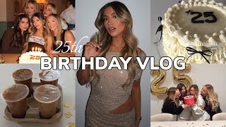 MY 25TH BIRTHDAY VLOG ❥ girls night sleepover, hoodie launch, opening gifts & dinner!!