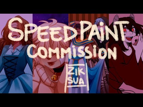 Speedpaint Commissions/ answering  some questions.