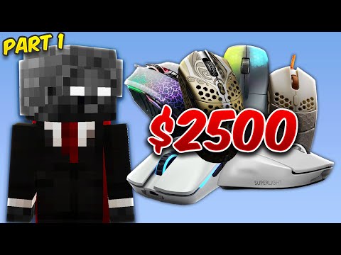 Minecraft Bedwars, but With My $2500 Mouse Collection