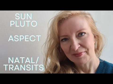 Sun Pluto aspect.