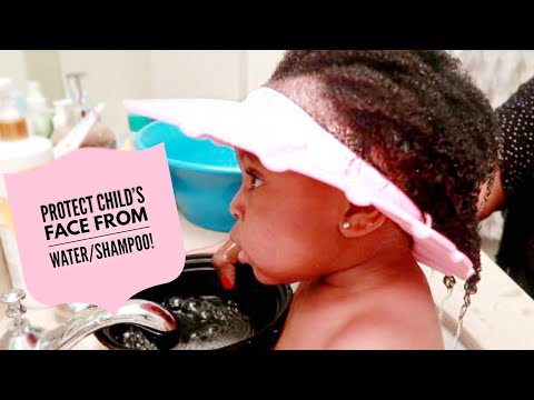 No more water or soap in baby's face during hair wash: shampoo Face Shield | Amazon Finds