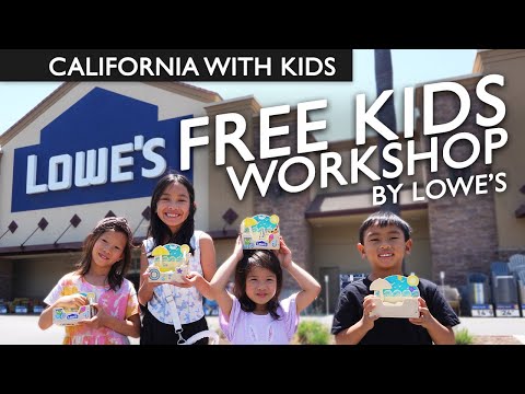 Lowe's FREE DIY-U Kid's Workshops