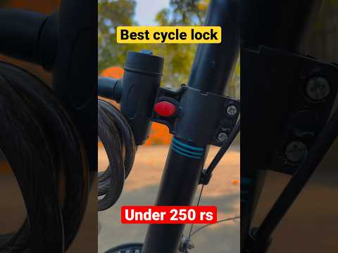 Best cycle lock under 250 rs || best cycle accessories #cycle #cycling