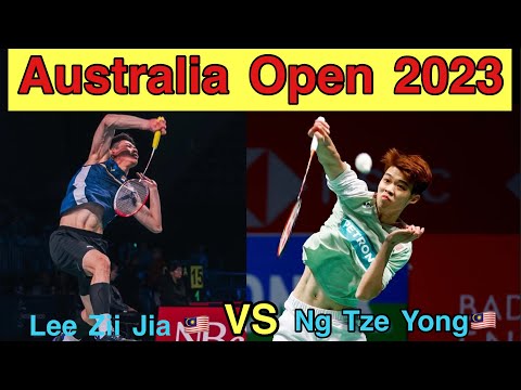 Lee Zii Jia vs Ng Tze Yong | Australian Open 2023 |Lee Zii Jia proved that he is still Malaysia No.1