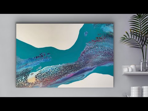 PEACOCK PEARL CELL TECHNIQUE | Must See! Acrylic Pour Technique | Fluid Art Tutorial with Recipes