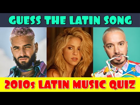 Guess the 2010s Latin Song Music Quiz