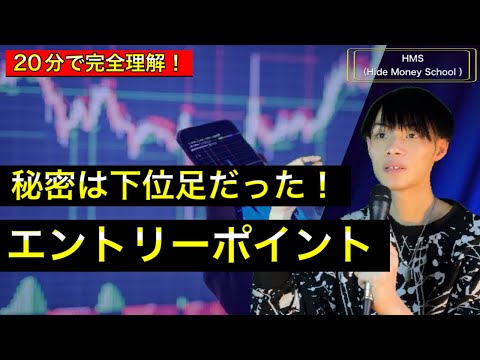 【20分で理解できるエントリーポイント】　秘密は下位足だった！　明日から使えるエントリ－ポイントの見つけ方！