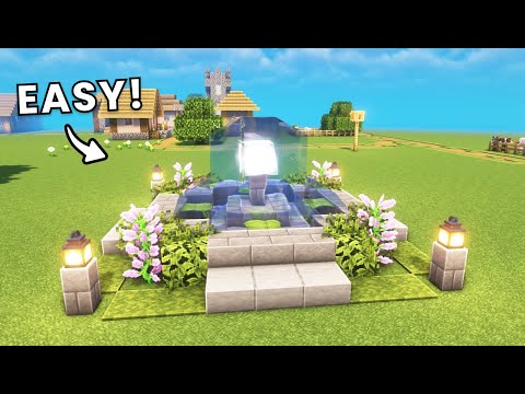 Minecraft: How to Build a Fountain [Tutorial] 2024