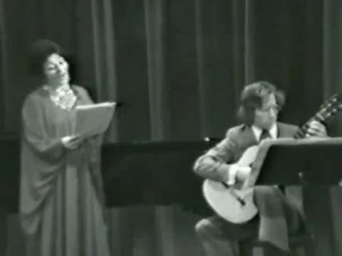 Victoria de los Angeles- Sephardic songs (private film) 3-20-79