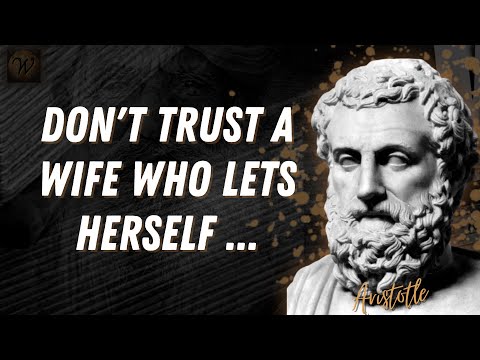 Aristotle's Quotes and Wisdom On Life.