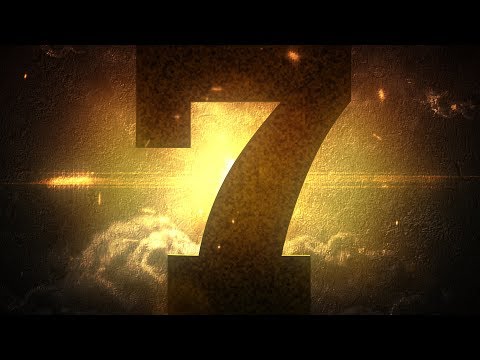 COUNTDOWN TIMER 7 to 0 ( v 618 ) Cinematic Timer with Sound Effects 4k