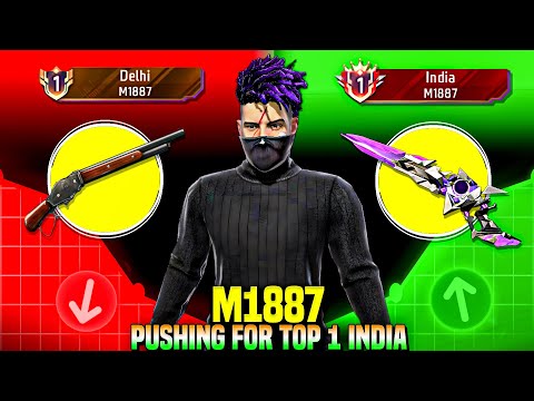 Pushing Top 1 In Shotgun M1887 | Free Fire Solo Rank Pushing With Tips And Tricks | Ep-4