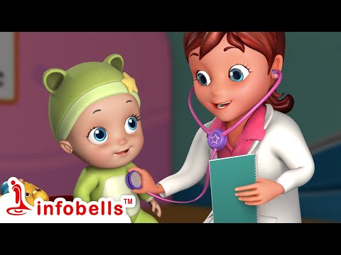 Baby going for his first Doctor Visit | Bengali Cartoons & Kids Cartoons | Infobells