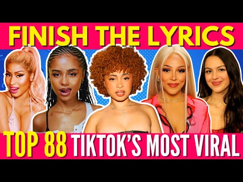 FINISH THE LYRICS - Most Popular Viral TikTok Songs (2021-2023)📀MEGA CHALLENGE📢🎵