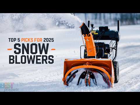 Top 5 Best Gas-Powered Snow Blowers of 2025