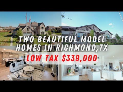 TWO BEAUTIFUL MODEL HOMES AT MCCRARY MEADOWS, RICHMOND, TX BY WESTIN HOMES AND LENNAR BUILDERS