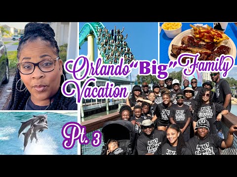 Orlando Big Family Vacation Vlog Part 3 + Seaworld Orlando + Annette's Mastermind + ICON Park