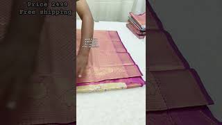 Kanchipuram semi silk saree #shorts #sareescollection #dailyvlog #collection